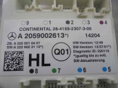 Recambio de centralita cierre para mercedes-benz clase c (w205) lim. c 220 cdi bluetec (205.004) referencia OEM IAM A2059002613 