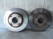 Recambio de disco freno delantero para ford fiesta (cbk) 1.6 tdci cat referencia OEM IAM 