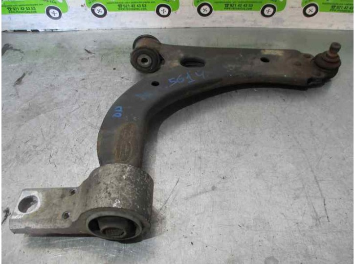 Recambio de brazo suspension inferior delantero derecho para ford fiesta (cbk) 1.6 tdci cat referencia OEM IAM 648020297 