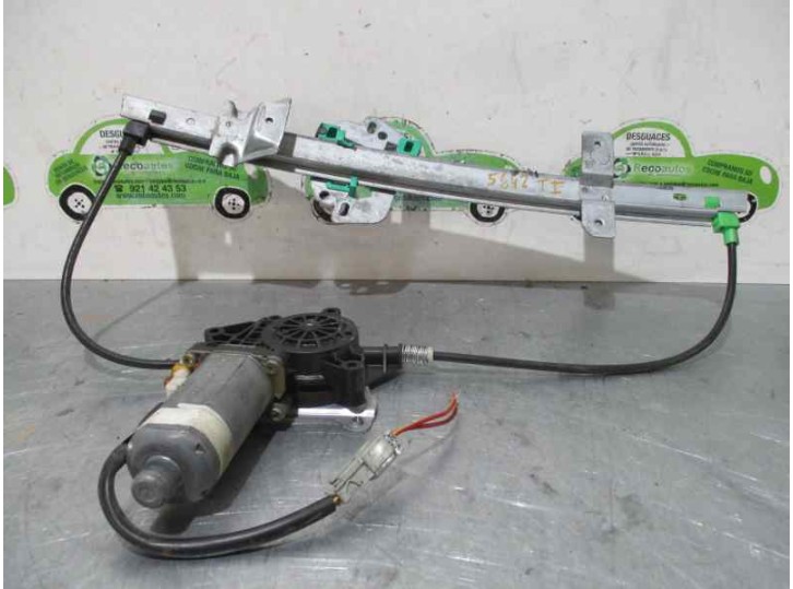 Replacement rear left window regulator for MG Series 600 (RH) 2.3 CAT OEM IAM reference 0130821631 2 PINS 4 DOORS.