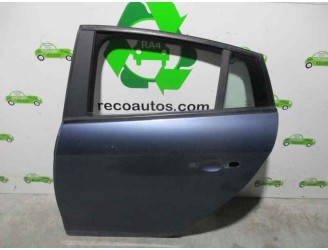 Replacement rear left door for Fiat Bravo (198) 1.9 8V JTD CAT OEM IAM reference 51751201 BLUE 5 DOORS