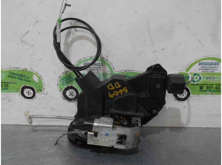 Replacement front right door lock for Toyota Previa (R30) 2.0 D-4D Terra OEM IAM reference 2 PINS 5 DOORS