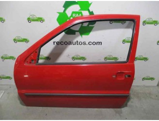 Recambio de puerta delantera izquierda para volkswagen polo berlina (6n1) confort referencia OEM IAM 6N3831055M ROJA 3P