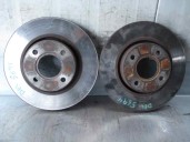 Replacement front brake disc for Ford Cougar (MC) V6 OEM IAM reference 1513979 
