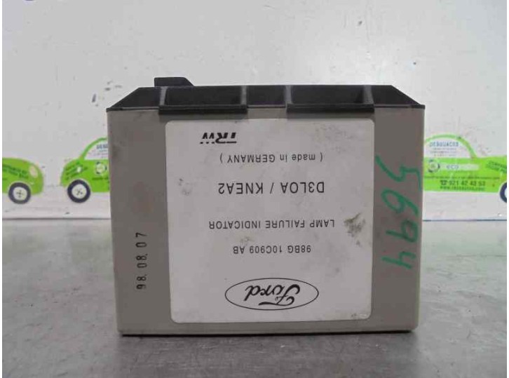 Recambio de centralita luces para ford cougar (mc) v6 referencia OEM IAM 98BG10C909AB D3L0A TRW