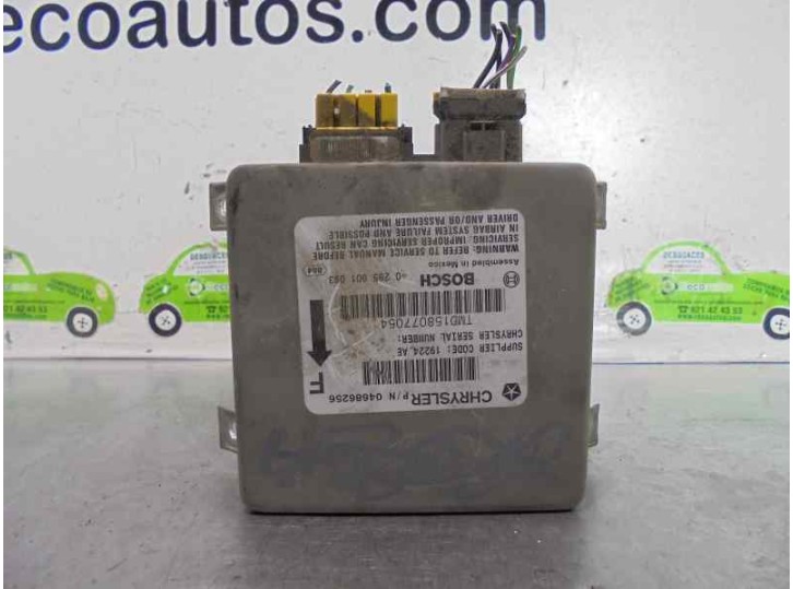 Recambio de centralita airbag para chrysler voyager (gs) 2.5 turbodiesel referencia OEM IAM 04686256 0285001093 BOSCH