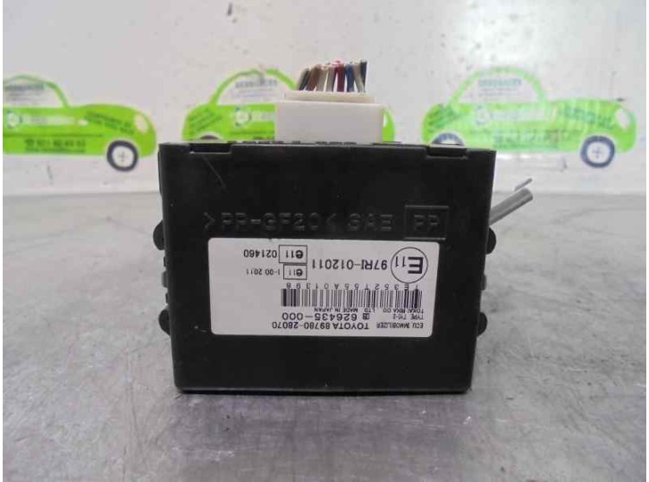 Recambio de centralita inmovilizador para toyota previa (r30) 2,0 d-4d terra referencia OEM IAM 8978028070 626435000 TOKAI
