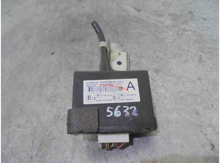 Recambio de centralita inmovilizador para toyota corolla (e15) 1.4 turbodiesel cat referencia OEM IAM 8978012220 626850000 TOKAI