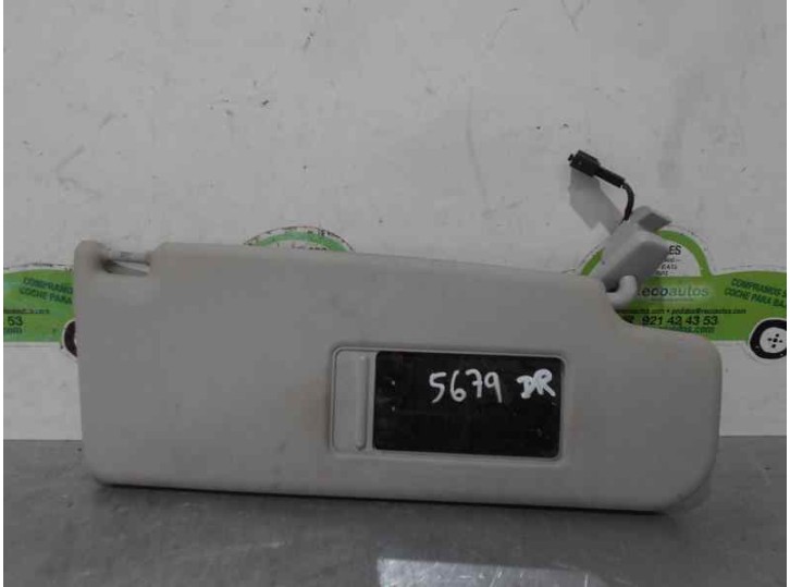 Recambio de parasol derecho para seat leon (1p1) comfort limited referencia OEM IAM 