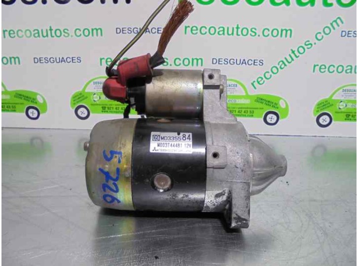 Replacement starter motor for Mitsubishi Galant Saloon (EA0) 2000 GLS Climatizado OEM IAM reference MD335584 M003T44481 MITS