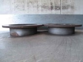 Replacement rear brake disc for Mitsubishi Galant Saloon (EA0) 2000 GLS Climatizado OEM IAM reference MB668083 