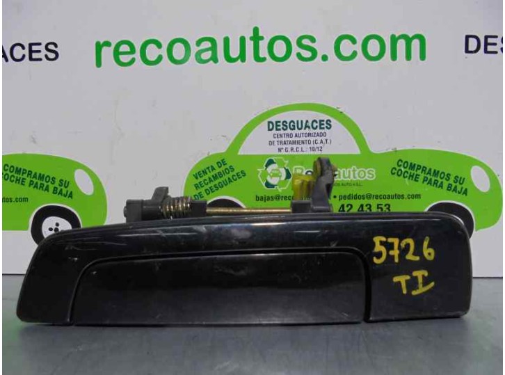 Replacement rear left exterior door handle for Mitsubishi Galant Sedan (EA0) 2000 GLS Climate Control OEM IAM reference MR774