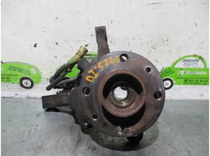 Recambio de mangueta delantera izquierda para renault clio ii fase i (b/cbo) 1.4 16v referencia OEM IAM 8200207307 21 DIENTES 