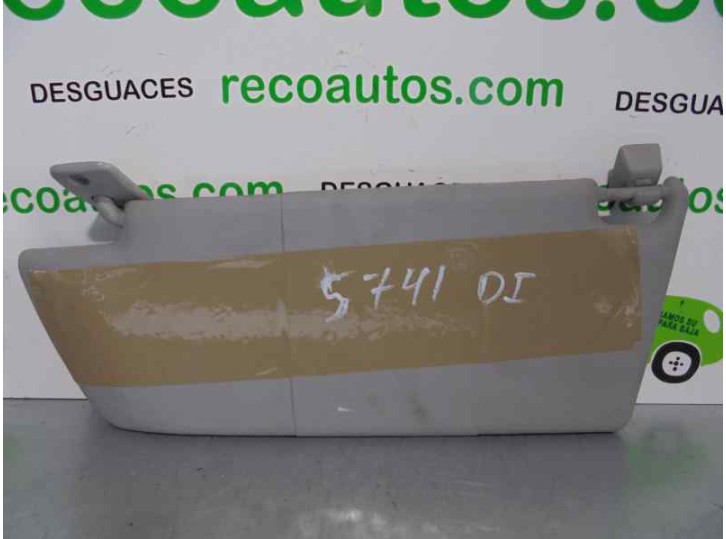 Recambio de parasol derecho para opel zafira b 1.7 16v cdti referencia OEM IAM 1437884 1437884 