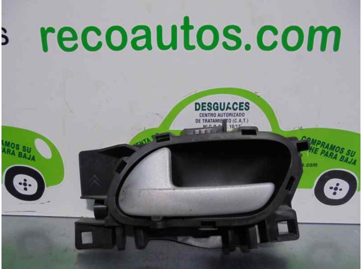 Recambio de maneta interior delantera izquierda para peugeot 207 1.4 hdi referencia OEM IAM 96802456 96802456 CAJA 6