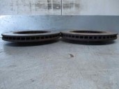 Replacement front brake disc for Nissan Qashqai (J10) 1.5 turbodiesel cat OEM IAM reference 