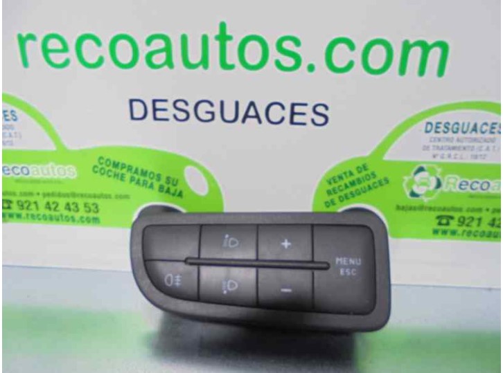 Recambio de mando luces salpicadero para fiat punto (evo) (199) 1.3 16v jtd cat referencia OEM IAM 735367268 61045900 TRW