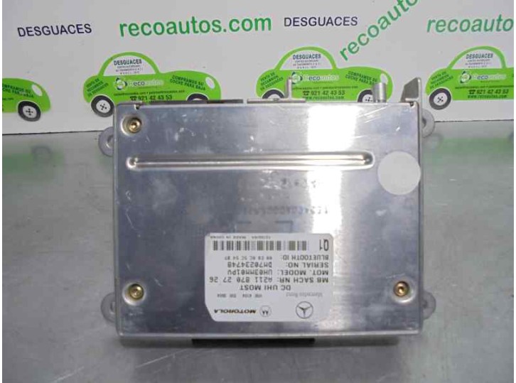 Recambio de modulo electronico para mercedes-benz clase e (w211) berlina 3.5 v6 cat referencia OEM IAM A2118702726 MOTOROLA