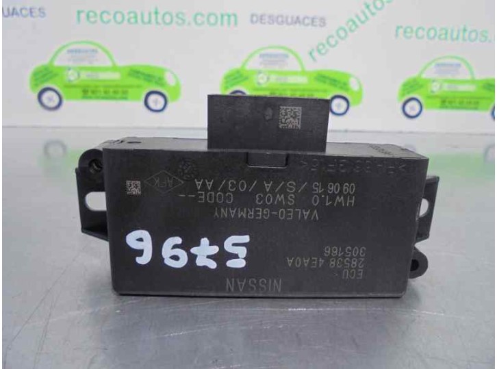 Recambio de modulo electronico para nissan qashqai (j11) 360 referencia OEM IAM 285384EA0A 305166 VALEO