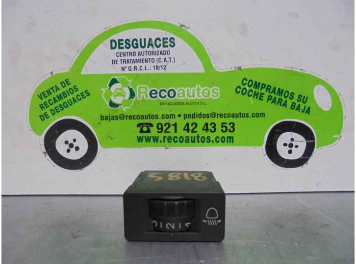 Recambio de mando luces salpicadero para peugeot 207 xs referencia OEM IAM 96384422 96366692 