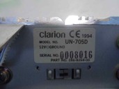 Recambio de sistema audio / radio cd para nissan maxima qx (a32) 2.0 v6 24v cat referencia OEM IAM UN705D CLARION