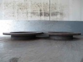 Replacement rear brake disc for Volvo S40 saloon 1.8 cat (1783 cm3. multipoint) OEM IAM reference 