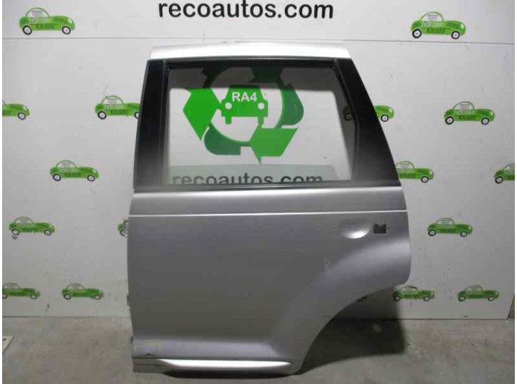 Replacement rear left door for Chrysler PT Cruiser (PT) 1.6 16V CAT OEM IAM reference 4724833AI SILVER GREY 5 DOORS