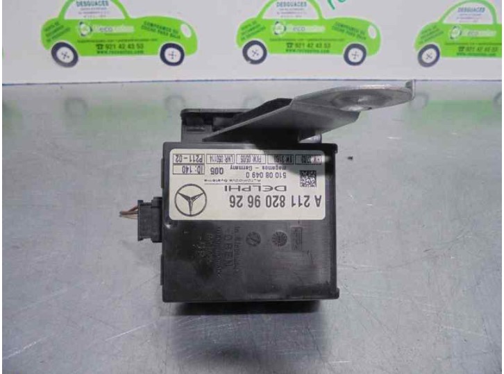 Recambio de modulo electronico para mercedes-benz clase e (w211) berlina 3.5 v6 cat referencia OEM IAM A2118209626 510080490 DEL