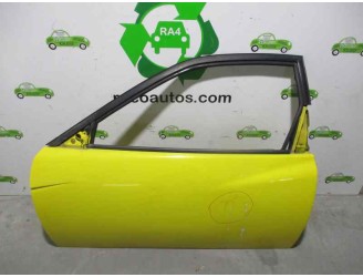Replacement left front door for Fiat Coupe (175) 2.0 16V CAT OEM IAM reference 46306799 YELLOW 2 DOORS