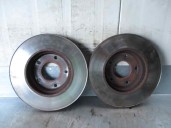 Recambio de disco freno delantero para nissan x-trail (t30) 2.0 16v cat referencia OEM IAM   