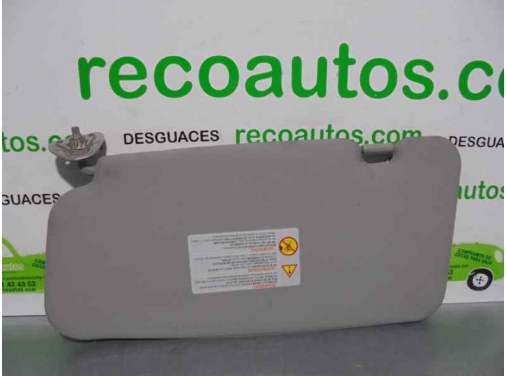 Replacement right sun visor for Nissan X-Trail (T30) 2.0 16V CAT OEM IAM reference 