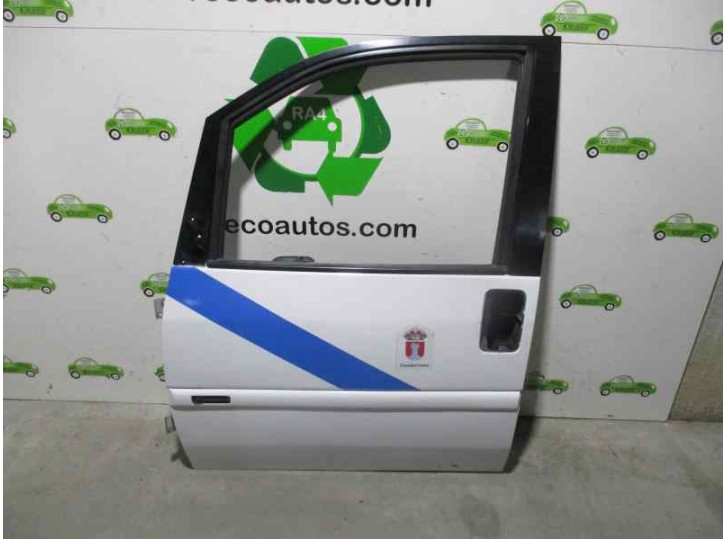 Replacement front left door for Citroën Evasion 2.0 16V HDI CAT (RHW / DW10ATED4) OEM IAM reference 9002C5 WHITE 5