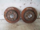 Replacement rear brake disc for Opel Vectra C sedan comfort OEM IAM reference 