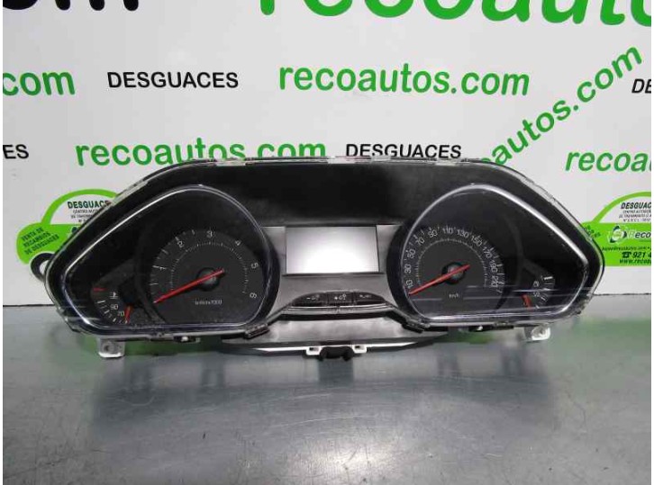 Recambio de cuadro instrumentos para peugeot 208 1.4 hdi fap referencia OEM IAM 9801904080 SN10828 