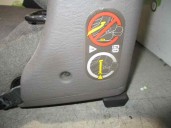 Recambio de asientos trasero izquierdo para chrysler pt cruiser (pt) 1.6 16v cat referencia OEM IAM TELA GRIS OSCURO 5 PUERTAS