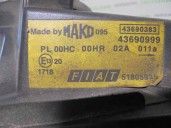 Recambio de faro izquierdo para fiat doblo cargo (223) 1.2 cat referencia OEM IAM 46807765 43690999 