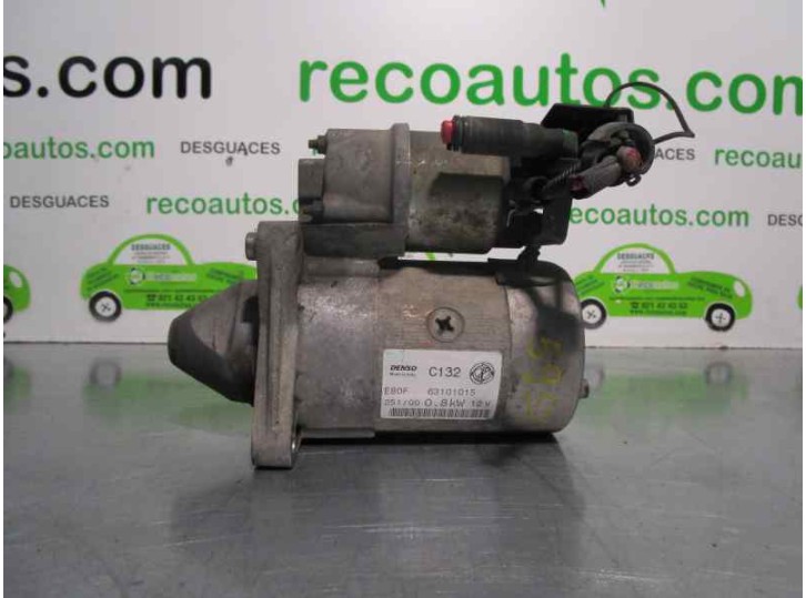 Recambio de motor arranque para lancia lancia y 1.2 cat referencia OEM IAM 7796598 63101015 DENSO