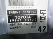 Replacement engine control unit (ECU) for Toyota Avensis saloon (T 22) 2.0 turbodiesel CAT OEM IAM reference 8966105420 