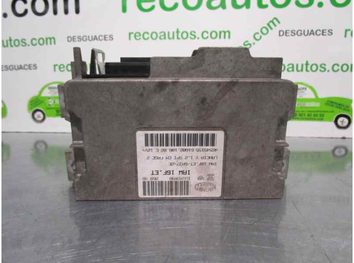 Replacement engine control unit (ECU) for Lancia Lancia Y 1.2 CAT OEM IAM reference 46545155 6160210802E 