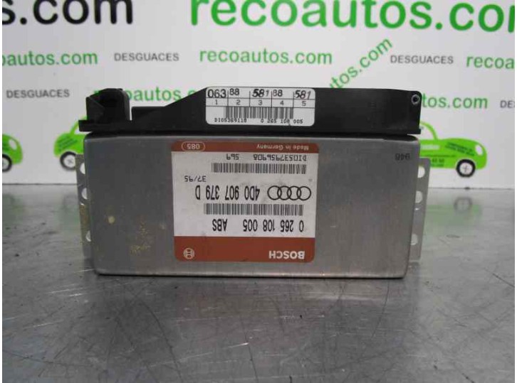 Recambio de centralita abs para audi a6 berlina (c4) 2.5 tdi referencia OEM IAM 4D0907379D 0265108005 BOSCH