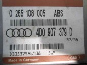 Recambio de centralita abs para audi a6 berlina (c4) 2.5 tdi referencia OEM IAM 4D0907379D 0265108005 BOSCH
