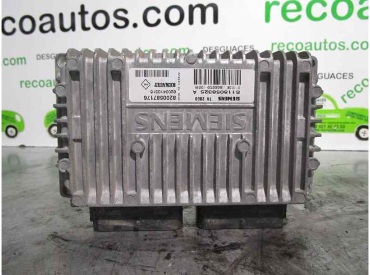 Recambio de centralita motor uce para renault scenic ii grand luxe privilege referencia OEM IAM 8200587176 S118058325A SIEMENS