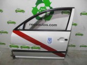 Replacement front left door for Skoda Superb (3U4) 1.9 TDI OEM IAM reference 3B4831051B WHITE 4 DOORS