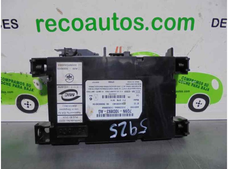 Recambio de centralita check control para volvo xc60 diesel cat referencia OEM IAM 7G9N10D893 