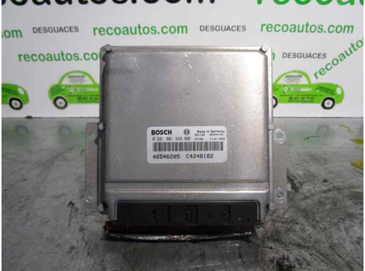 Engine control unit (ECU) replacement for Fiat Brava (182) 1.9 JTD cat OEM IAM reference 46546205 0281001928 BOSCH