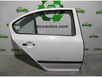 Recambio de puerta trasera derecha para skoda octavia berlina (1z3) 1.9 tdi referencia OEM IAM 1Z5833056 BLANCA 5 PUERTAS