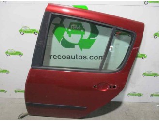 Recambio de puerta trasera izquierda para renault modus 1.4 16v referencia OEM IAM 821014278R GRANATE 5 PUERTAS