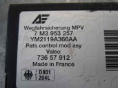 Recambio de centralita inmovilizador para volkswagen sharan (7m6/7m9) 2.8 v6 24v referencia OEM IAM 7M3953257 73657912 VALEO