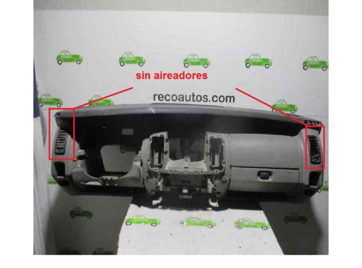 Recambio de salpicadero para renault trafic caja cerrada (ab 4.01) 1.9 diesel referencia OEM IAM NEGRO Y GRIS 