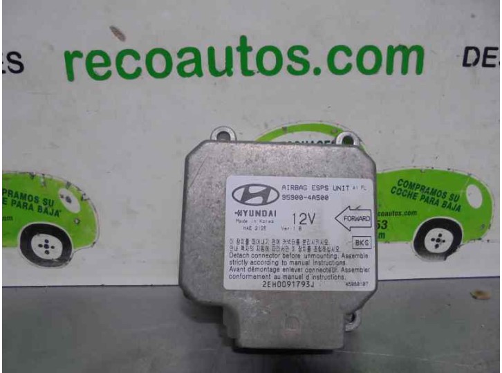 Recambio de centralita airbag para hyundai h 1 2.5 crdi cat referencia OEM IAM 959004A500 